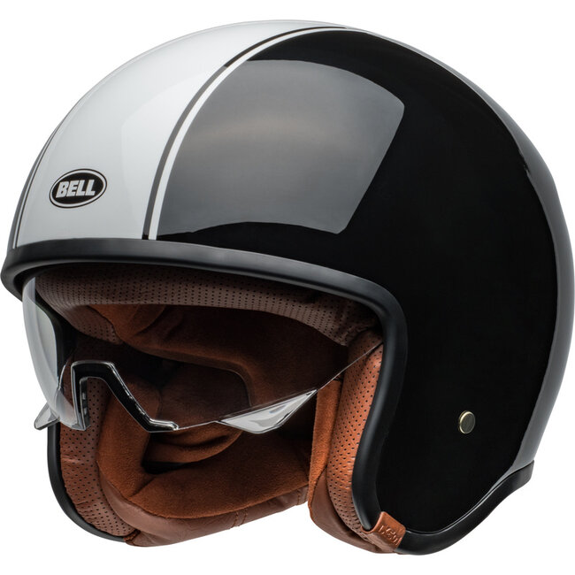 BELL BELL TX501 Helmet - Rally Gloss Black/White