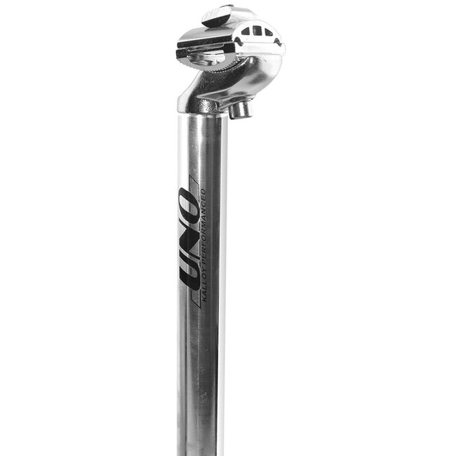 KALLOY UNO UNO SP 341 Bicycle Seatpost - 350mm Ø26 Silver