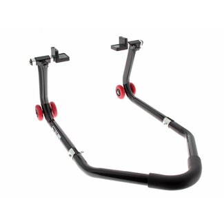 BIHR BIHR Universal Dismountable Rear Stand Lift Black with ''L'' Rubber Adapters