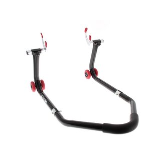 BIHR BIHR Universal Dismountable Rear Stand Lift Black with ''V'' Adapters