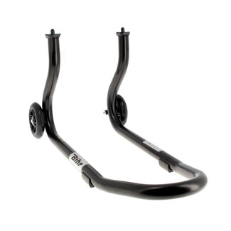 BIHR BIHR Home Track Fixed Front Paddock Stand Matt Black Black Wheels