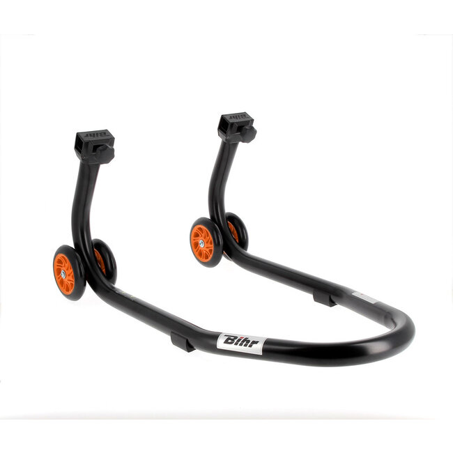 BIHR BIHR Home Track Front Stand Matt Black Orange Wheels