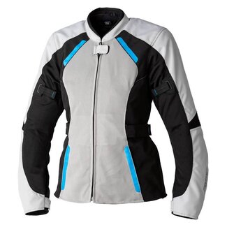 RST RST Ava Mesh CE Textieljas dames - Zilver/Zwart/Blauw - Maat XS