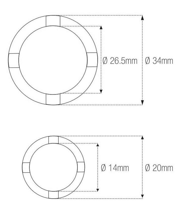 MOTION PRO SPECIAL TOOL KOPPELING Ø14/20MM & Ø26/34MM SUZUK 09940-14980 / 09940-14990