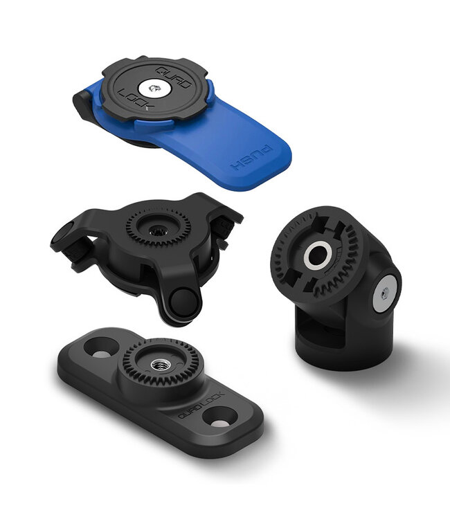 QUAD LOCK QUAD LOCK 360 Scooter Mounting Kit - Base/Adaptor/Head + Vibration Dampener