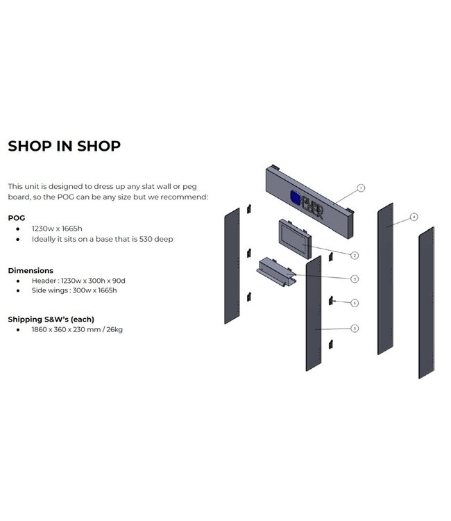 QUAD LOCK QUAD LOCK Shop In Shop Display Language French