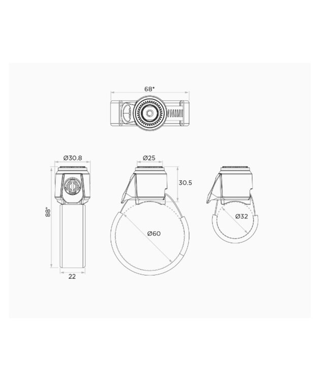 QUAD LOCK QUAD LOCK 360™ Roll Cage Mount