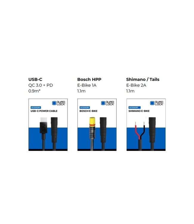 QUAD LOCK QUAD LOCK Cycle Bosch Power Cable