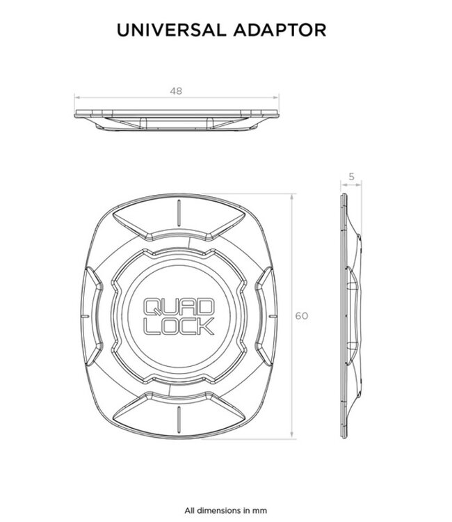 QUAD LOCK QUAD LOCK Universal Adaptor