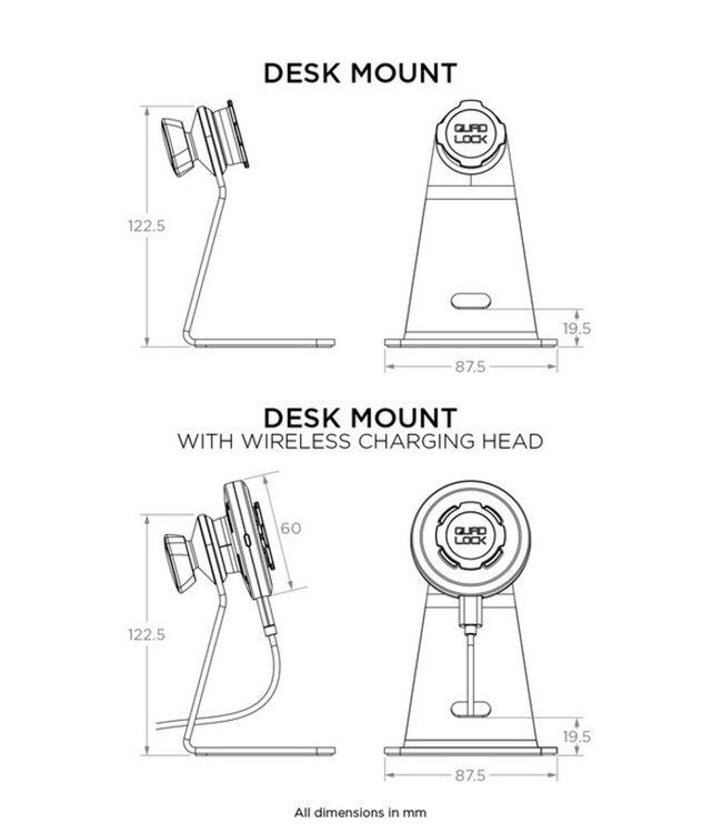 QUAD LOCK QUAD LOCK Desk Mount