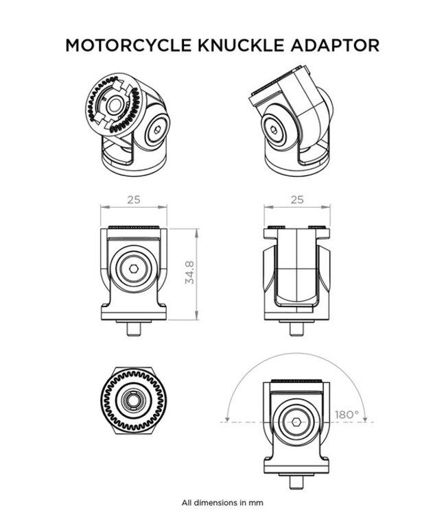 QUAD LOCK QUAD LOCK Knuckle Adaptor