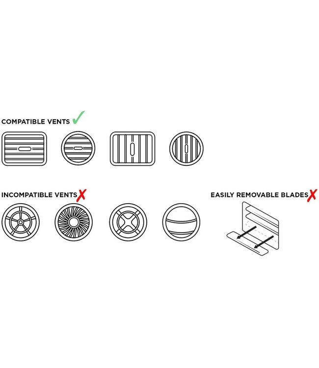 QUAD LOCK QUAD LOCK MAG Car Vent Mount