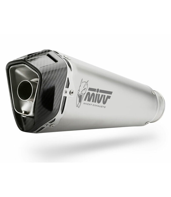 MIVV MIVV Delta Race Silencer Stainless Steel /Carbon End Cap Honda X-ADV 750