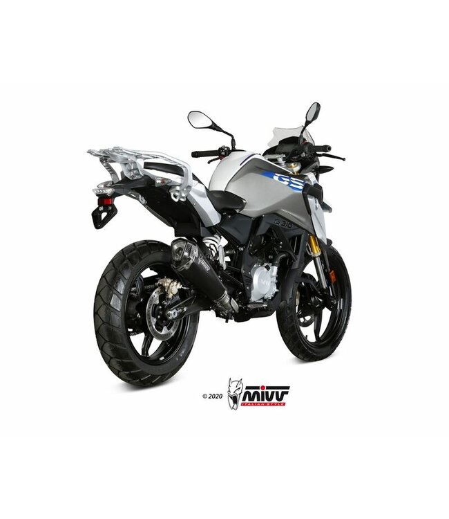 MIVV MIVV Delta Race Silencer Steel Black/Carbon End Cap BMW G310GS
