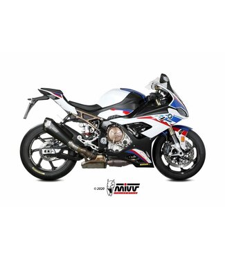MIVV MIVV Delta Race Silencer Stainless Steel/Carbon End Cap  BMW S1000RR