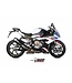 MIVV MIVV Delta Race Silencer Steel Black/Carbon End Cap BMW S1000RR