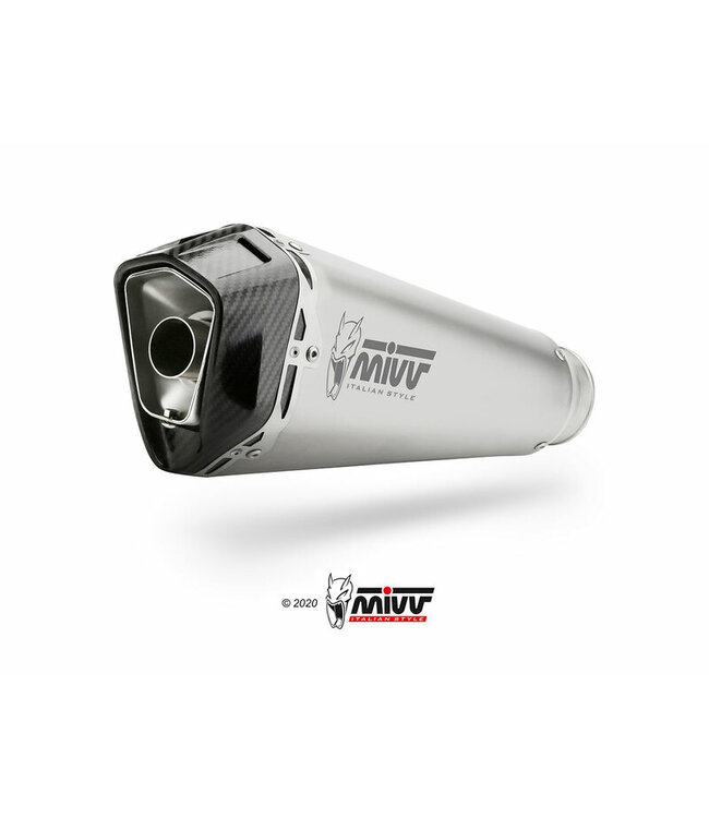 MIVV MIVV Delta Race Silencer Stainless Steel/Carbon End Cap BMW F900XR