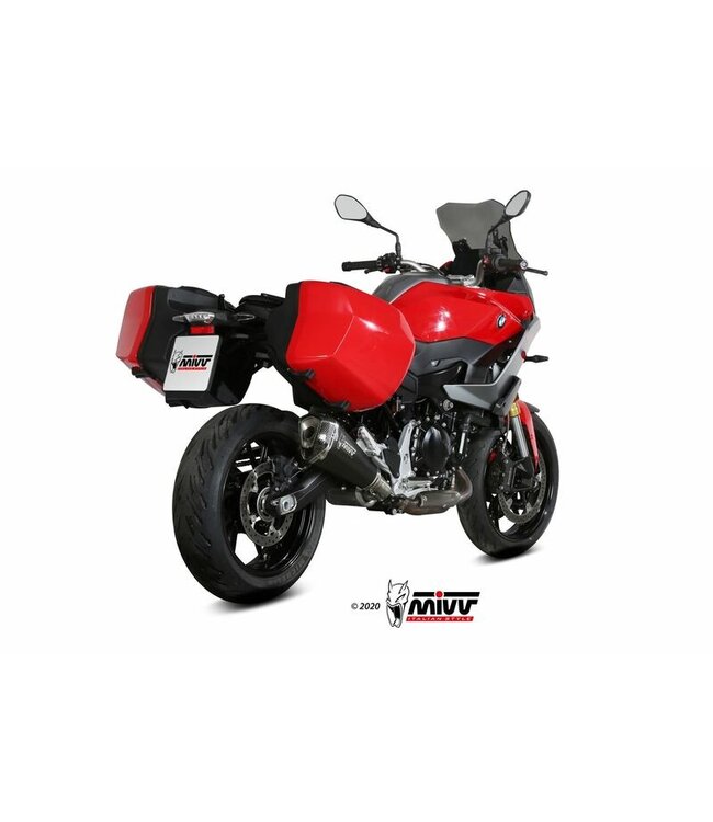 MIVV MIVV Delta Race Silencer Steel Black/Carbon End Cap BMW F900XR