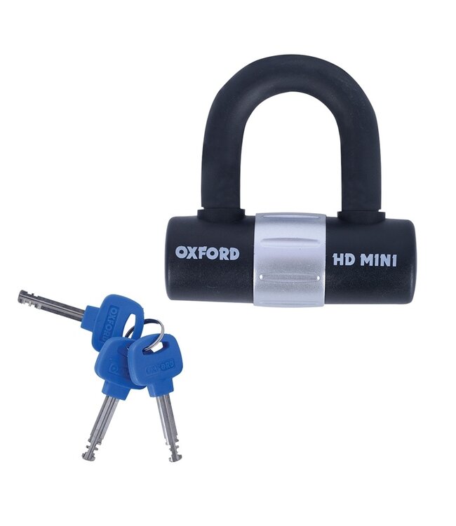 OXFORD OXFORD HD Mini Disc Lock - Ø14mm Black -  Sold Secure Diamond Cerfified