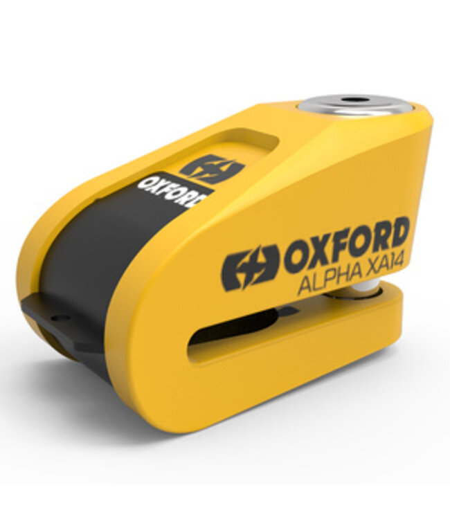 OXFORD OXFORD Alpha XA14 Alarm schijfremslot Ø14mm zwart/geel