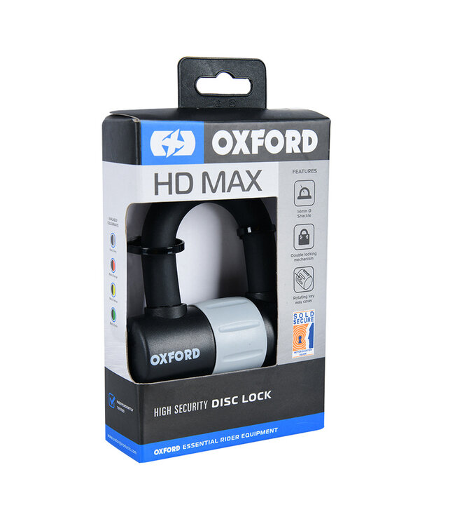 OXFORD OXFORD HD MAX Disc Lock - Ø14mm Black