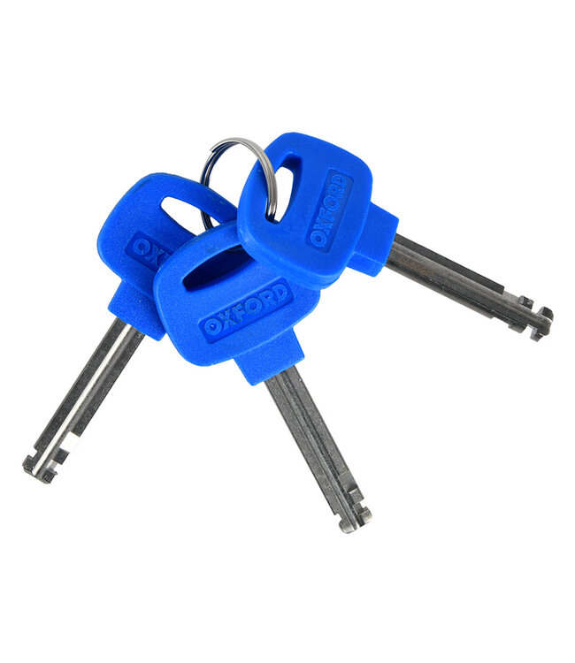 OXFORD OXFORD Barrier Armoured Cable Lock - 1.4mx25mm Blue