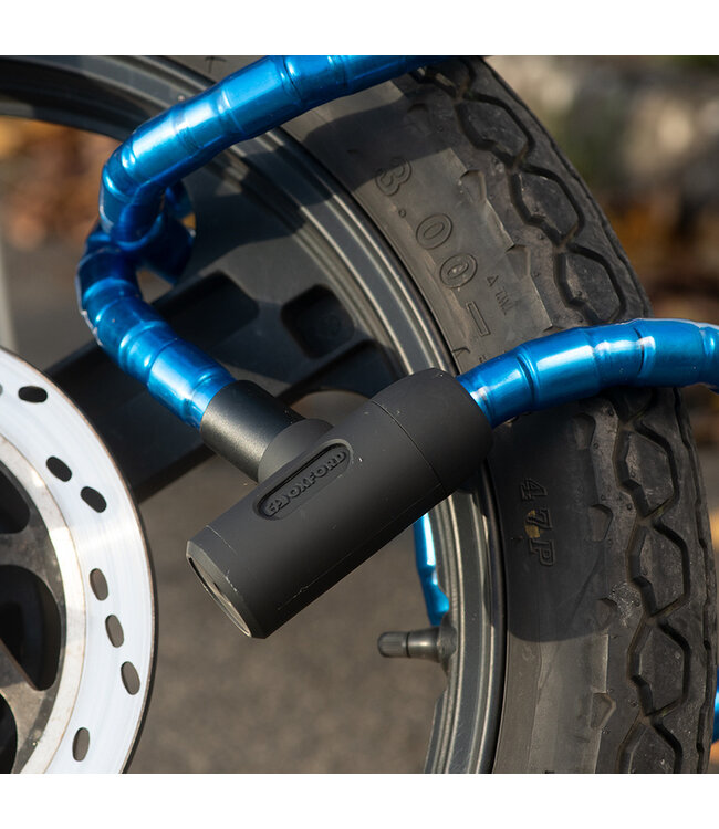 OXFORD OXFORD Barrier Armoured Cable Lock - 1.4mx25mm Blue