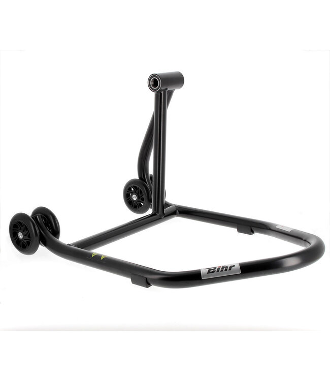 BIHR BIHR Home Track Right Single Arm Paddock Stand Matt Black Black Wheels