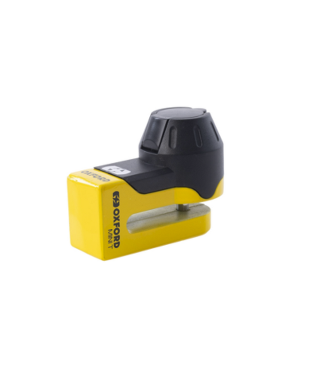 OXFORD OXFORD Mini T Disc Lock - 5,5 mm - Yellow/Black