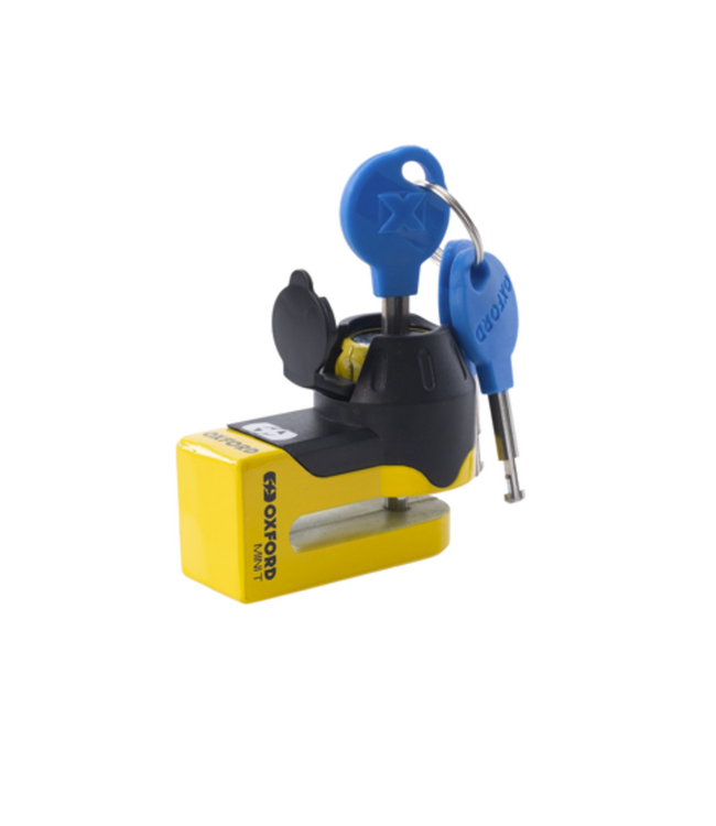OXFORD OXFORD Mini T Disc Lock - 5,5 mm - Yellow/Black