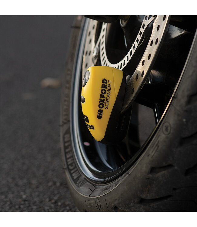 OXFORD OXFORD Screamer 7 Disc Lock - Ø7mm Yellow/Black