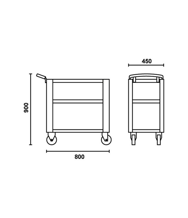 BETA BETA C51 Magazijnwagen - Rood