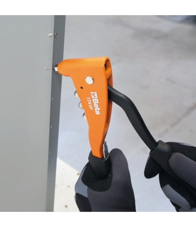 BETA BETA Heavy-duty blindklinktang met 4 verschillende mondstukken