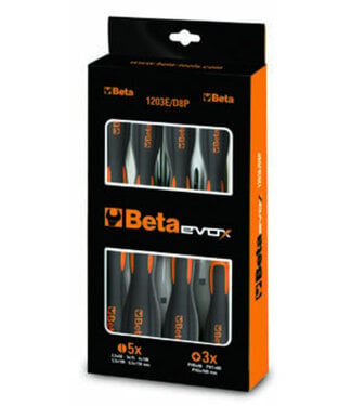 BETA BETA TOOLS Set van Phillips schroevendraaiers - 8 stuks