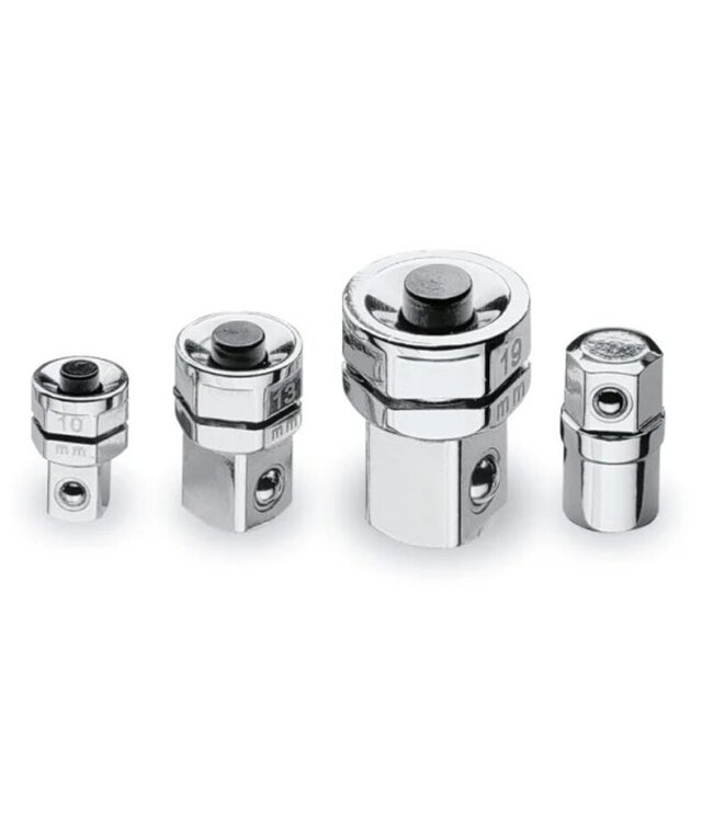 BETA BETA 123/K4 Set adapters voor ringratelsleutels: 1 bit adapter 3 dopsleutelhouders