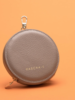 KASCHA C WALLET ROND TAUPE