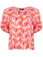Ydence TOP SHELLY PINK FLOWER