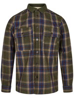 Anerkjendt AKLION CHECK OVERSHIRT , olivine