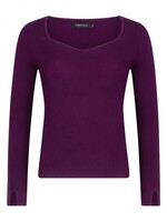 Ydence Knitted Top Chiara Purple