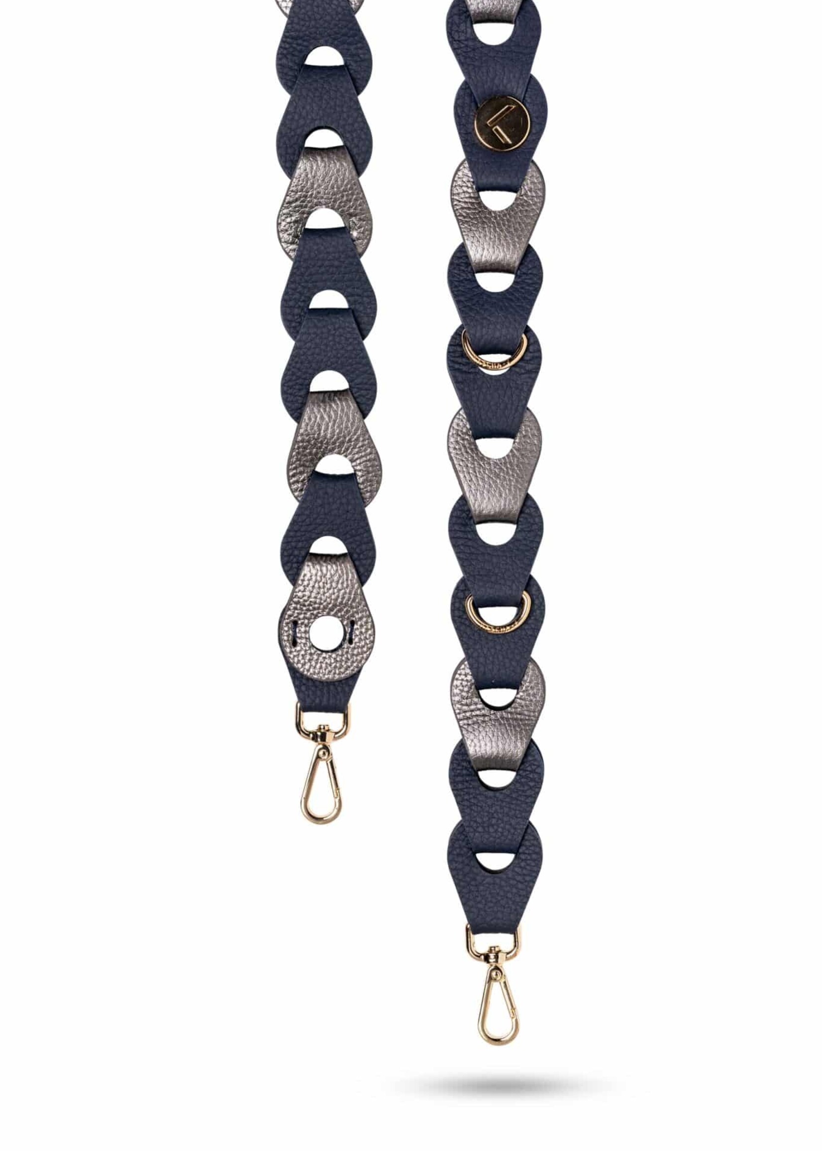 KASCHA C BIG MISTER SISTER CORD dark blue & gun metal