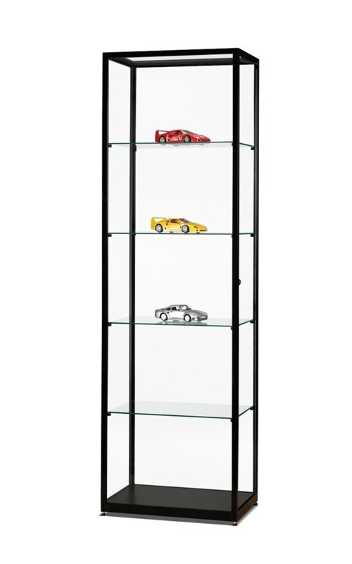 Glass display cabinet WMS 600 black