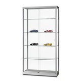 Vitrine WME 1000 Silber eloxiert