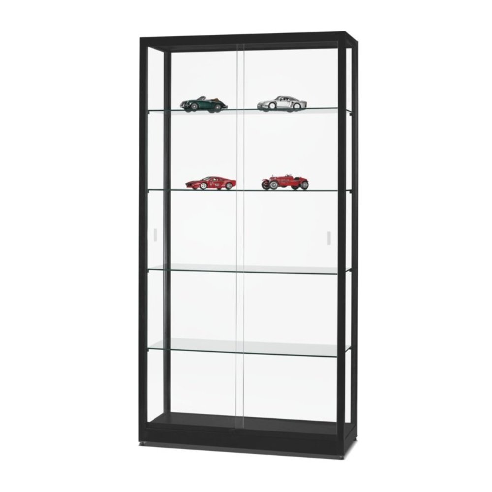 Glass black display 100cm with shelves SDB SDB Vitrine building