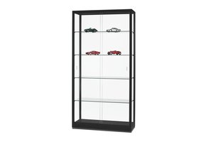 Vitrine WME 1000 schwarz eloxiert
