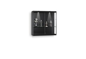Wandvitrine MPC 1000 zwart