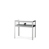 Table showcase 1000 silver anodised