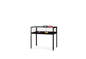 Table showcase 1000 black anodised