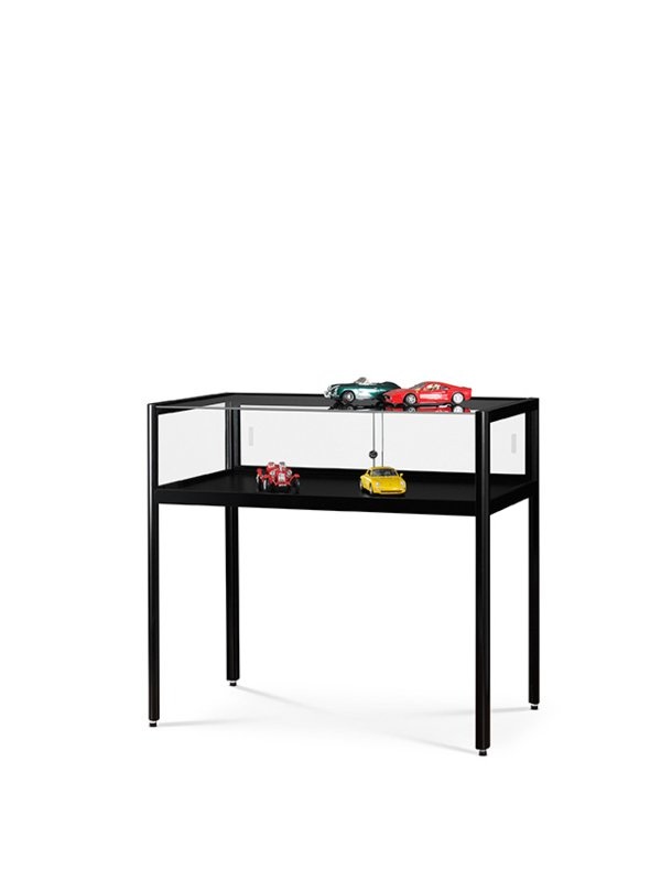 Table showcase 1000 black anodised