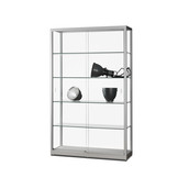 Vitrine WME 1200 zilver geanodiseerd