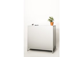 Wooden counter 812 1000 silver anodised